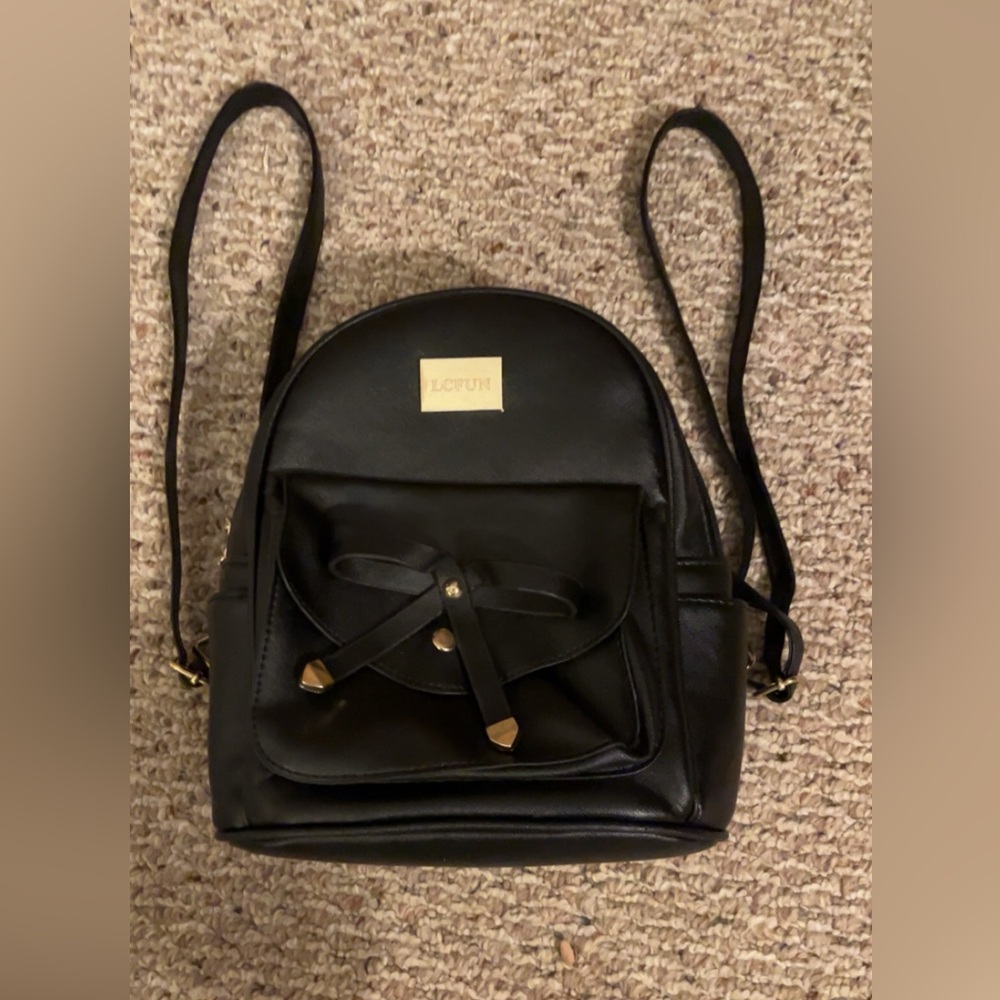 This is a LCFUN bag, in black and gold. This bag is still in good condition.